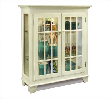 White Corner Curio Cabinet